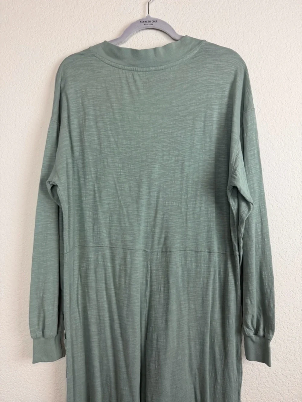 Natural Life Johnnie Jumpsuit Plunge Oversized V-Neck Jumper XS Olive Green - Picture 8 of 10